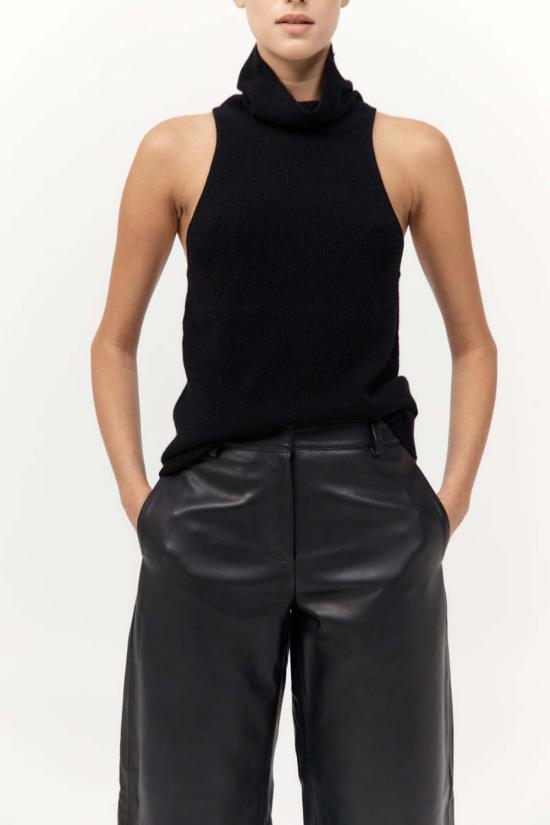  세인트아그니 터틀넥 세인트 아그니 캐시미어 블렌드 탑 - ST.AGNI