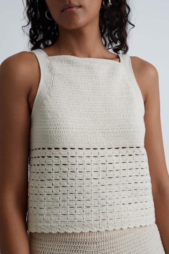  일레븐 식스 민소매 티셔츠 테라 탱크 아이보리 - ELEVEN SIX