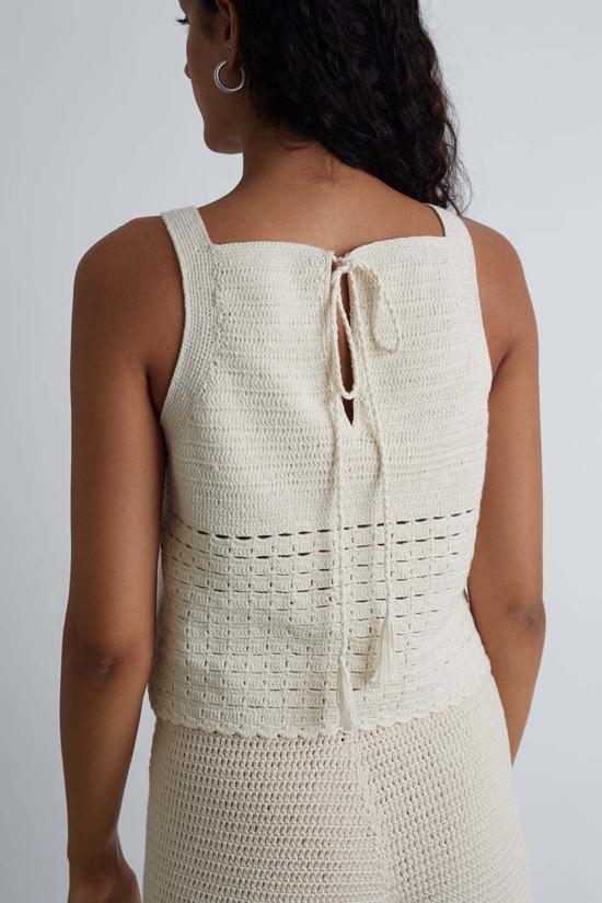  일레븐 식스 민소매 티셔츠 테라 탱크 아이보리 - ELEVEN SIX