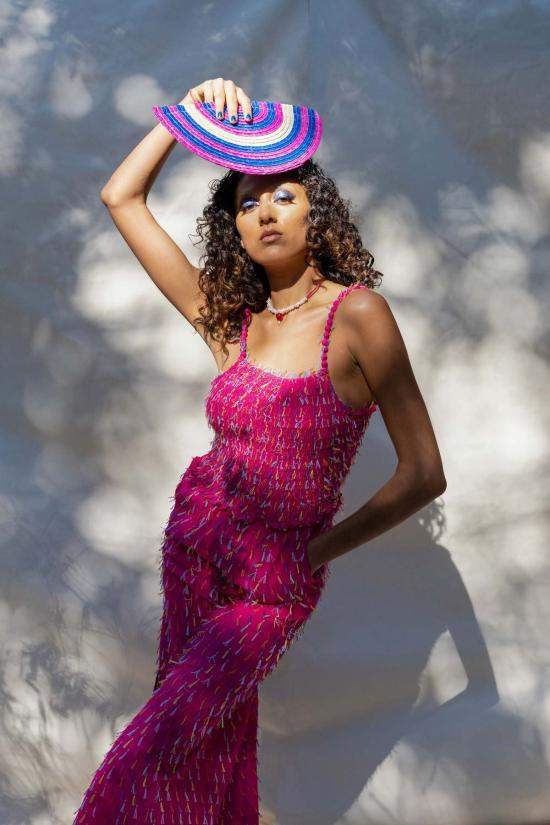  아바카시 점프수트 사라 스모크 점퍼 - ABACAXI