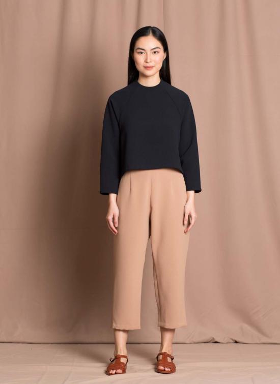  KAAREM 스트레이트 팬츠 Kaarem Sam 하이웨이스트 포켓 팬츠 카멜 - OTHER BRANDS