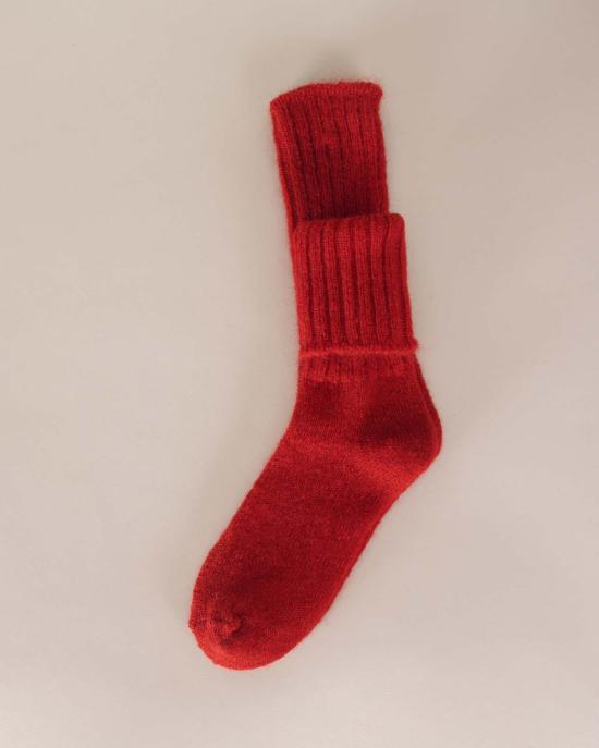  포그 리넨 워크 양말 포그 린넨 워크 레드 모헤어 - FOG LINEN WORK