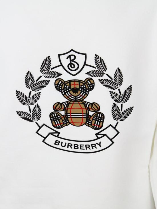  [키즈] 버버리 풀오버 키즈 스웨터 화이트 - BURBERRY