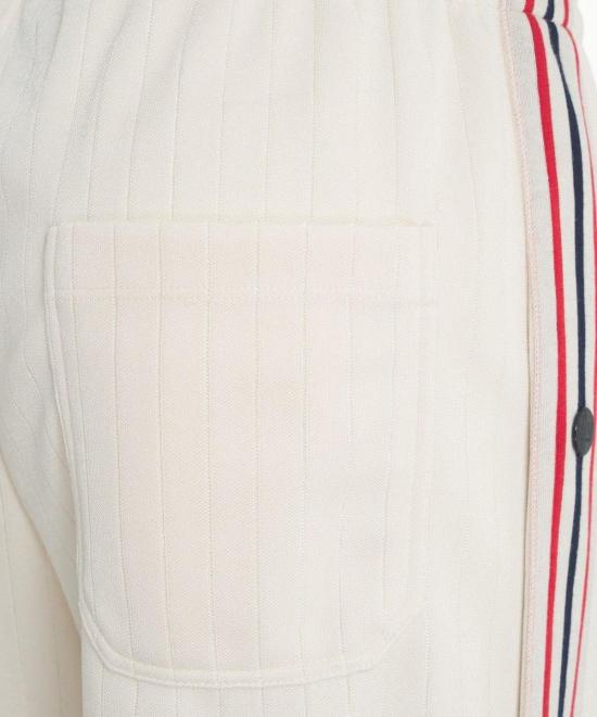  골든구스 스트레이트 팬츠 골든 구스 사이드 스트라이프 트랙 팬츠 파피루스 - GOLDEN GOOSE