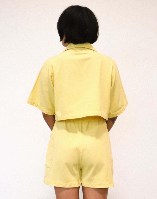  노블 숏 스커트 유틸리티 스커트 버터 - NOBLE