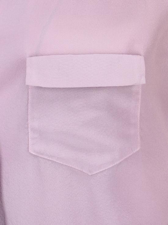  마르지엘라 긴팔 티셔츠 메종  실크 긴팔 셔츠 핑크 - MAISON MARGIELA