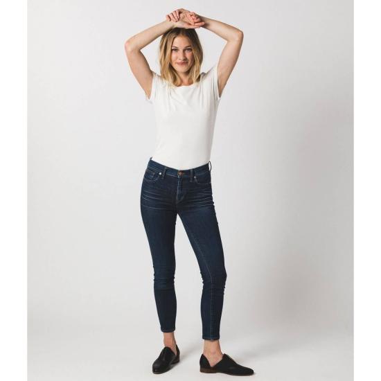  Known Supply 반팔 티셔츠 여성용 슬림핏 크루넥 티셔츠 (화이트) - OTHER BRANDS