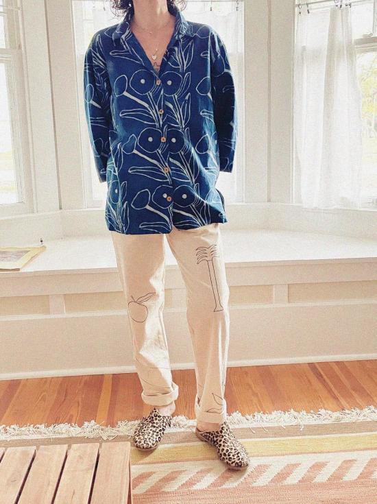  PO-EM 스트레이트 팬츠 포엠 라운저  썸머블록 - OTHER BRANDS