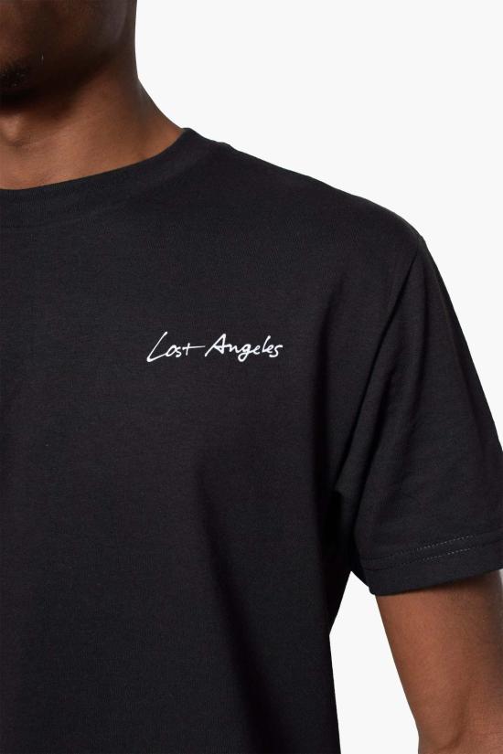  더 셀렉트 반팔 티셔츠 셀렉트 로스트 앤젤레스 T2 블랙 - THE CELECT