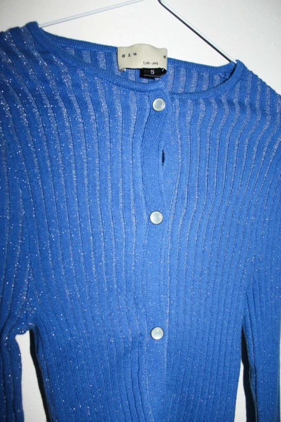  주주 가디건 지우기우 논나 펄 카디건 글리터 - GIU GIU