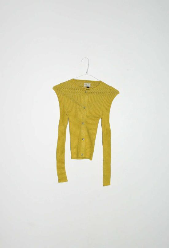  주주 가디건 지우기우 논나 펄 카디건 글리터 - GIU GIU