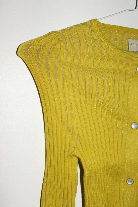  주주 가디건 지우기우 논나 펄 카디건 글리터 - GIU GIU