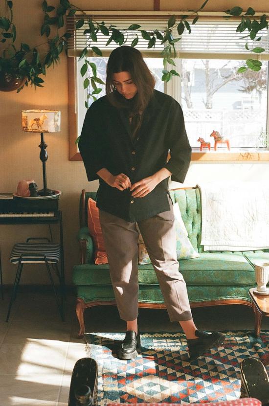  PO-EM 셔츠 포엠 카사  뉴 문 블랙 - PO EM