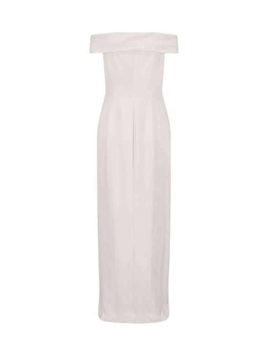  랄프 로렌 롱 원피스 맥시 드레스 화이트 - RALPH LAUREN