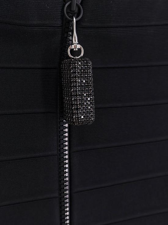  셀프 포트레이트 미디 스커트 크리스토퍼 케인 레지던시 자화상 비스코스  블랙 - SELF PORTRAIT