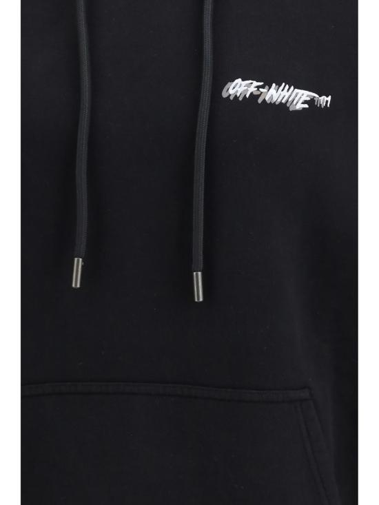  오프화이트 긴팔 티셔츠 스케이트 후드티 - OFF WHITE