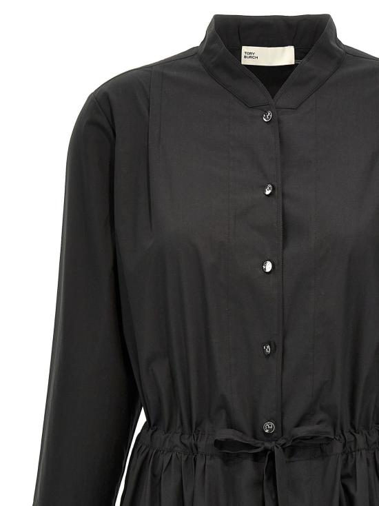  토리버치 롱 원피스 블랙 셰미지에 드레스 - TORY BURCH