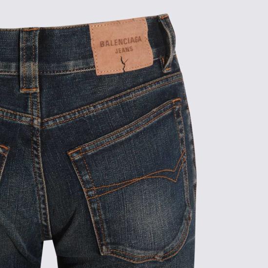  발렌시아가 데님 팬츠 Balenciaga 부츠컷 진 블루 - BALENCIAGA