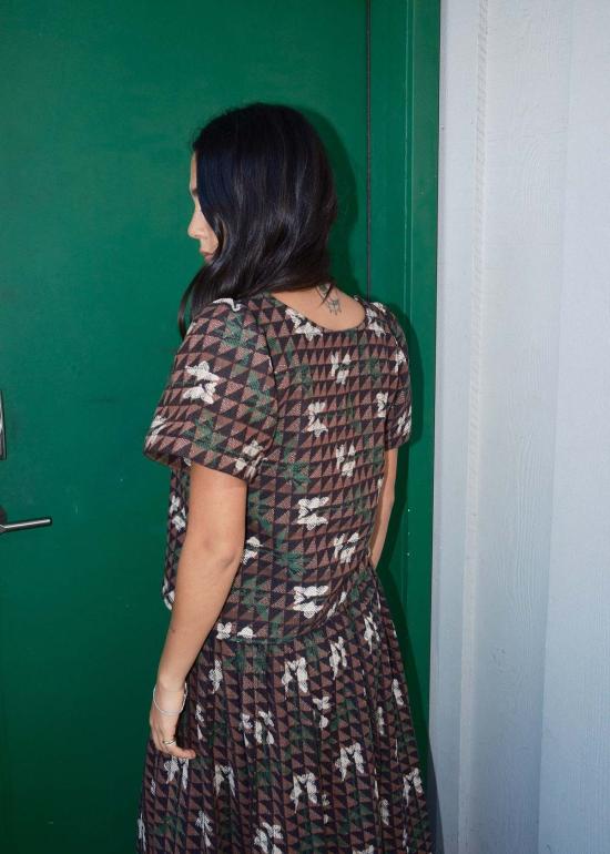  에이스 앤 지그 블라우스 에이스 & 지그 루이자 탑 아트리움 - ACE & JIG