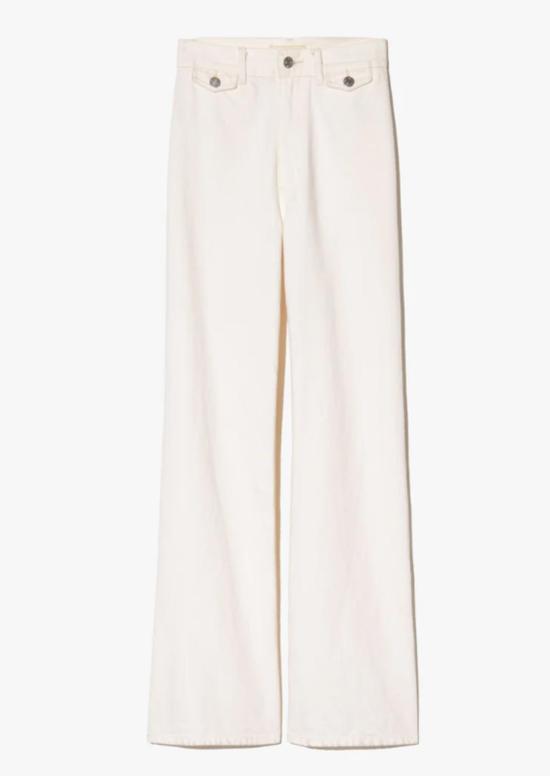  닐리로탄 데님 팬츠 닐리 로탄 에디라 진 크림 - NILI LOTAN