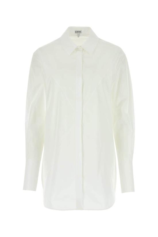  로에베 긴팔 셔츠 카미시아 셔츠 옵틱화이트