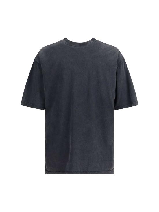  발렌시아가 반팔 티셔츠 로고 티셔츠 - BALENCIAGA