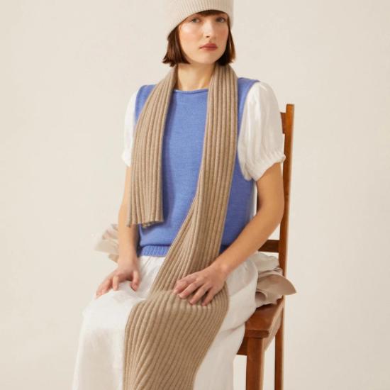  Francie 머플러/스카프 프랜시 리플 스카프 내추럴 - OTHER BRANDS