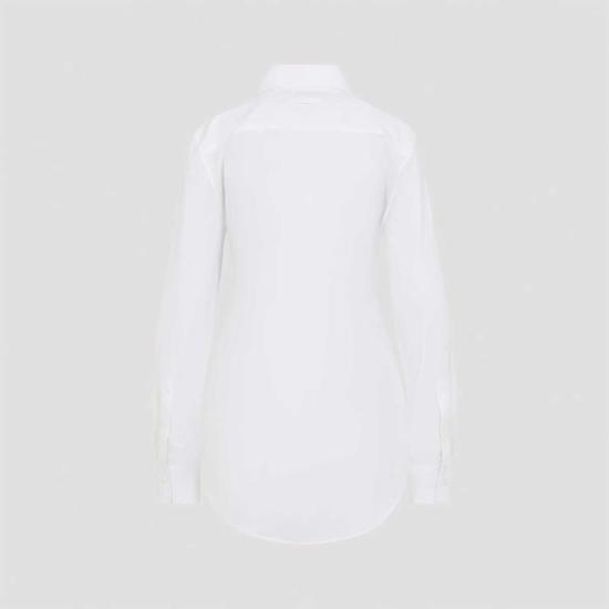  장 폴 고티에 셔츠 스캔 브라 셔츠 화이트 블루 그레이 - JEAN PAUL GAULTIER