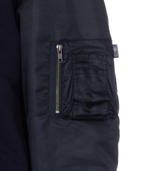  MM6 메종마르지엘라 긴팔 티셔츠 Mm6 메종 마르지엘라 후드 스웨트셔츠 블랙 - MM6 MAISON MARGIELA