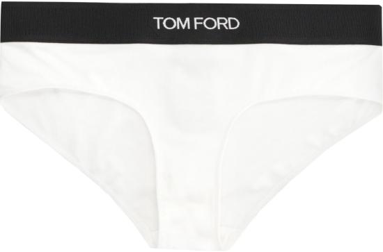  톰포드 팬티 무지 컬러 브리프 화이트 - TOMFORD