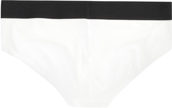  톰포드 팬티 무지 컬러 브리프 화이트 - TOMFORD