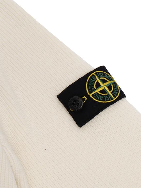  [키즈] 스톤 아일랜드 풀오버 키즈  스웨터 화이트 - STONE ISLAND
