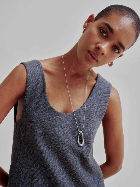  사야카 다비스 뉴욕 롱 원피스 사야카 데이비스 뉴욕 스쿱넥 드레스 - SAYAKA DAVIS NEW YORK