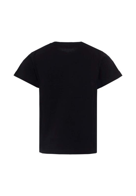  [키즈] 발망 트레이닝 상의 로고 아동용 티셔츠 블랙 - BALMAIN