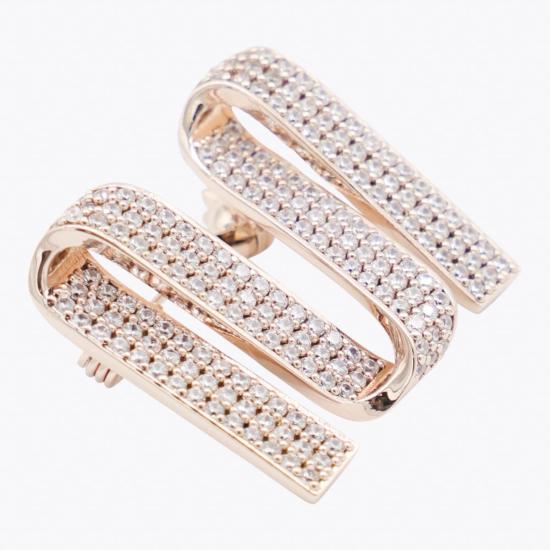  막스마라 브로치 막스 마라 메탈 그로스그레인 M 핀  골드