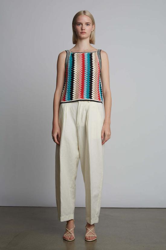  ELEVEN SIX 민소매 티셔츠 일레븐 식스 케리 크로셰  멀티 컬러 - ELEVEN SIX