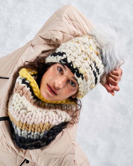  미샤램퍼트 모자 미샤 램퍼트 써니 비니 폼스터 + 아틱 화이트 폼스터