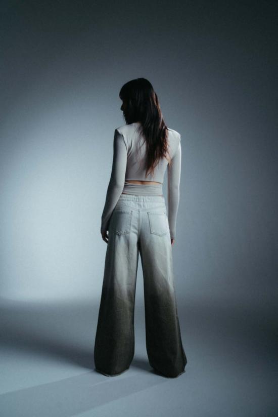  Mary Lo 긴팔 티셔츠 메리 로 문플라워 탑 - OTHER BRANDS