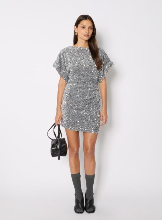  BERENICE 숏 원피스 베레니스 리한나 실버 시퀸 미니 드레스