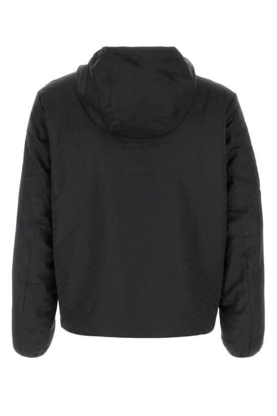  엠포리오 아르마니 자켓 블랙 폴리에스터 패딩 재킷 F052 - EMPORIO ARMANI