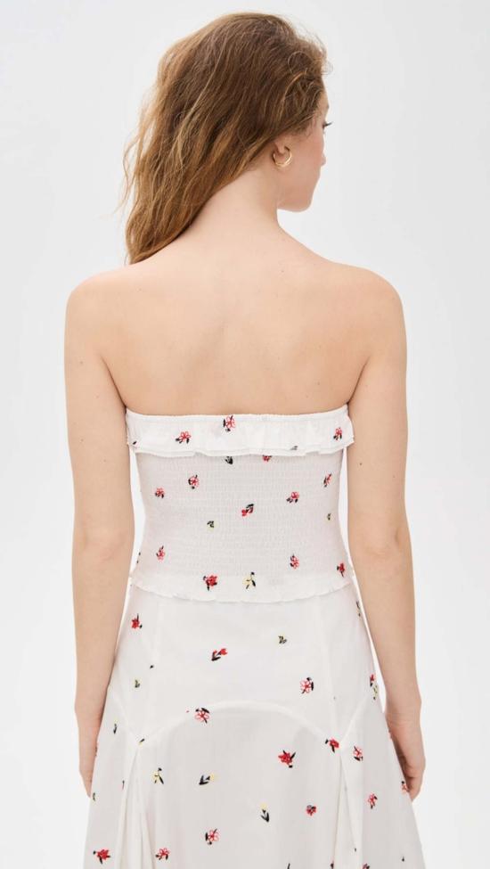  솔리드 앤 스트라이프 민소매 티셔츠 니키 탑 프린트 - SOLID AND STRIPED