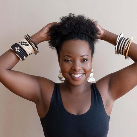  마디디 컬렉티브 팔찌 Maadili Collective 볼트형 바구니 - MAADILI COLLECTIVE