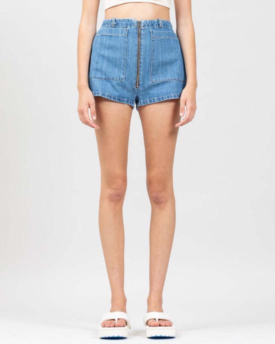  토잇 볼랑 데님 숏팬츠 Toit Volant 104 반바지 인디고 데님