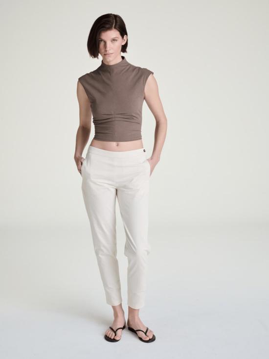  Sullivan 반팔 티셔츠 설리반 로렌 저지 모크넥 클레이 - OTHER BRANDS