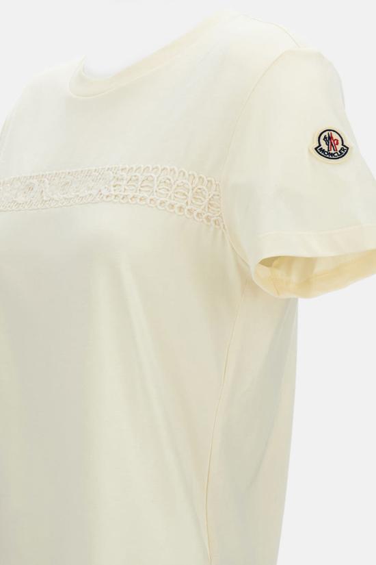  몽클레어 반팔 티셔츠 SS 티셔츠 화이트 - MONCLER