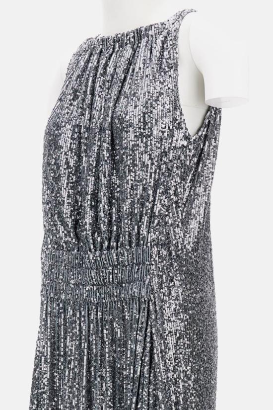  파코라반 롱 원피스 라반느 롱 드레스 실버 - PACO RABANNE