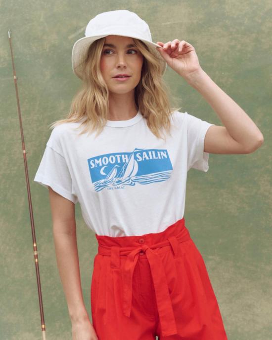  더 그레이트 반팔 티셔츠 그레이트. 스무스 세일링 티셔츠