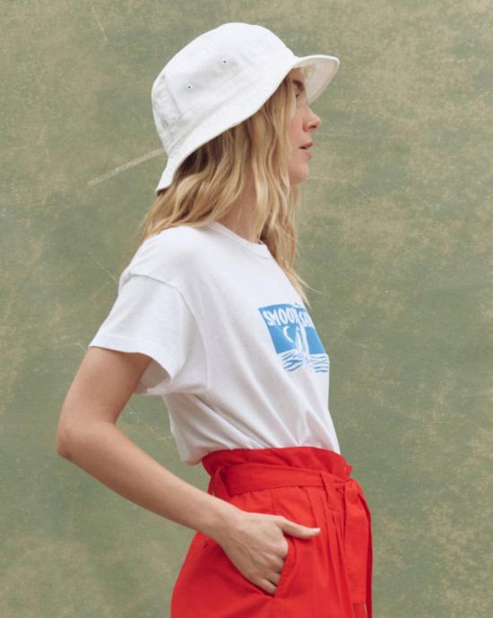  더 그레이트 반팔 티셔츠 그레이트. 스무스 세일링 티셔츠 - THE GREAT