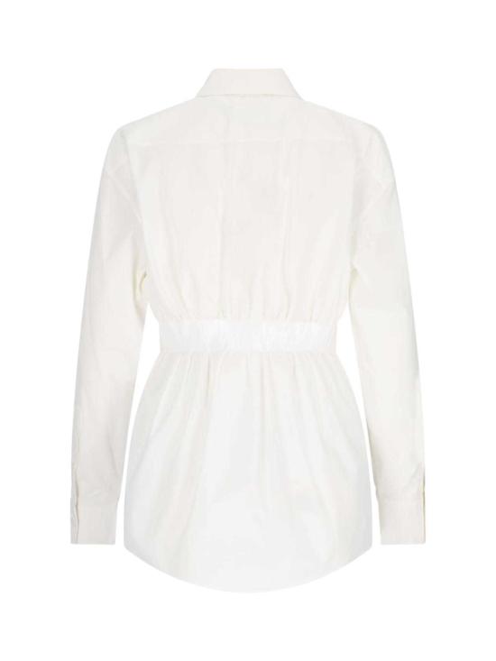  MM6 메종마르지엘라 탑 Mm6 메종 마르지엘라 코튼 셔츠 화이트 - MM6 MAISON MARGIELA