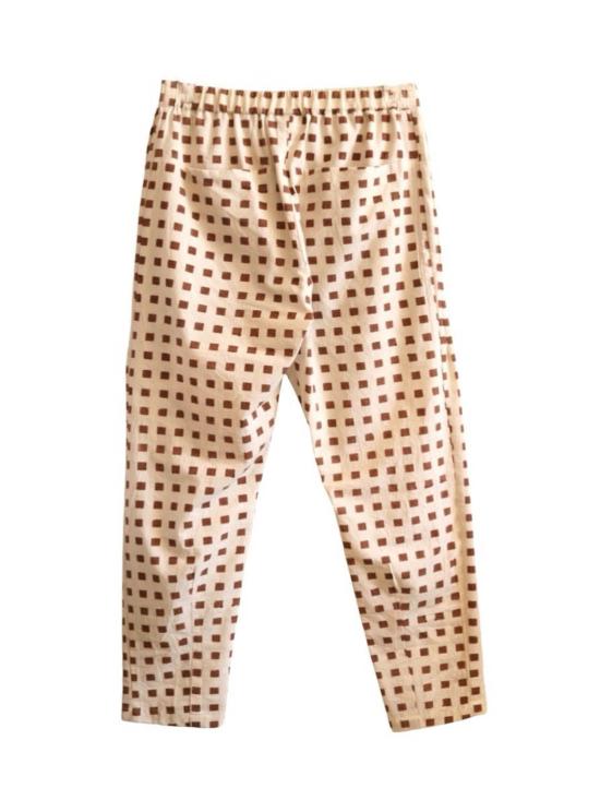  SEEKER 스트레이트 팬츠 시커 핸드 블록 프린트 수크 팬츠 - OTHER BRANDS